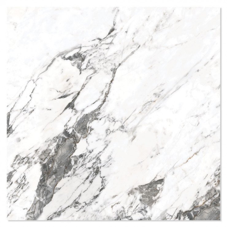 Marmor Klinker Arabescato Vit Polerad 75x75 cm-1